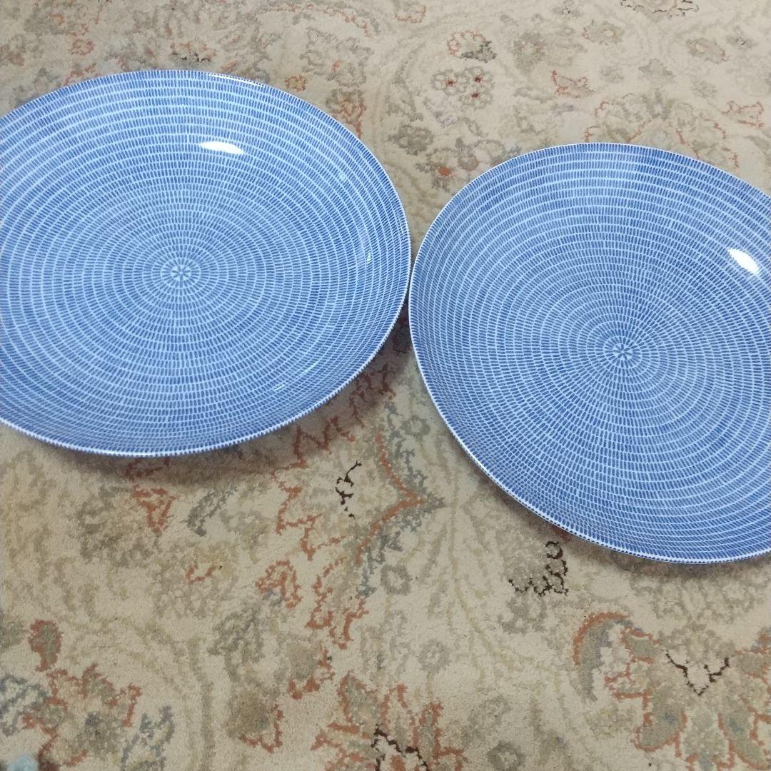 旧ロゴ アラビア 24h avec パスタプレート ブルー 2枚