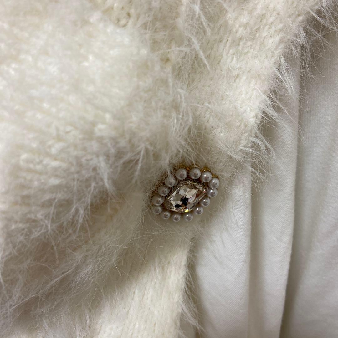 LIZLISA リズリサ アウター ポンチョ ホワイト 量産型 地雷