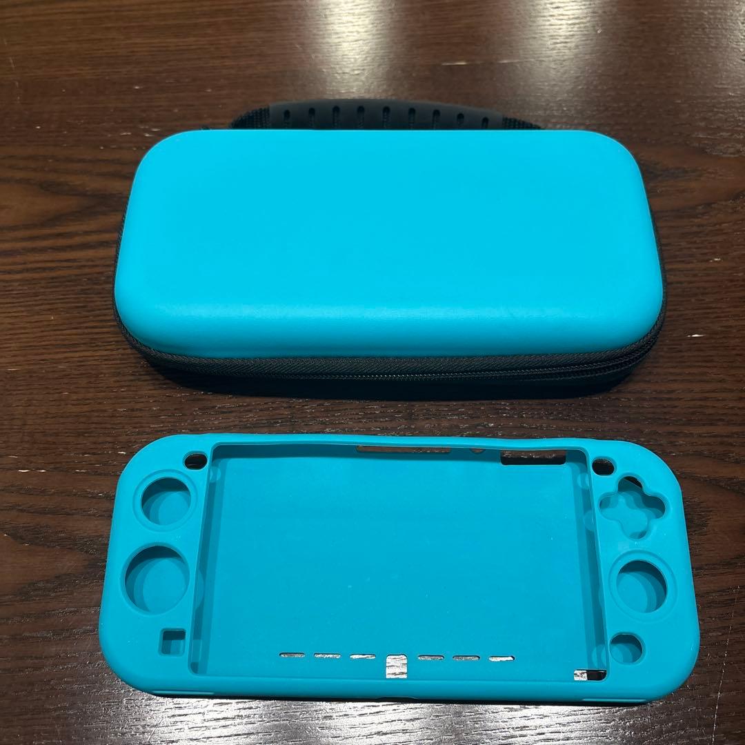 Nintendo Switch Lite ターコイズカバー付本体初期化済み底値‼︎