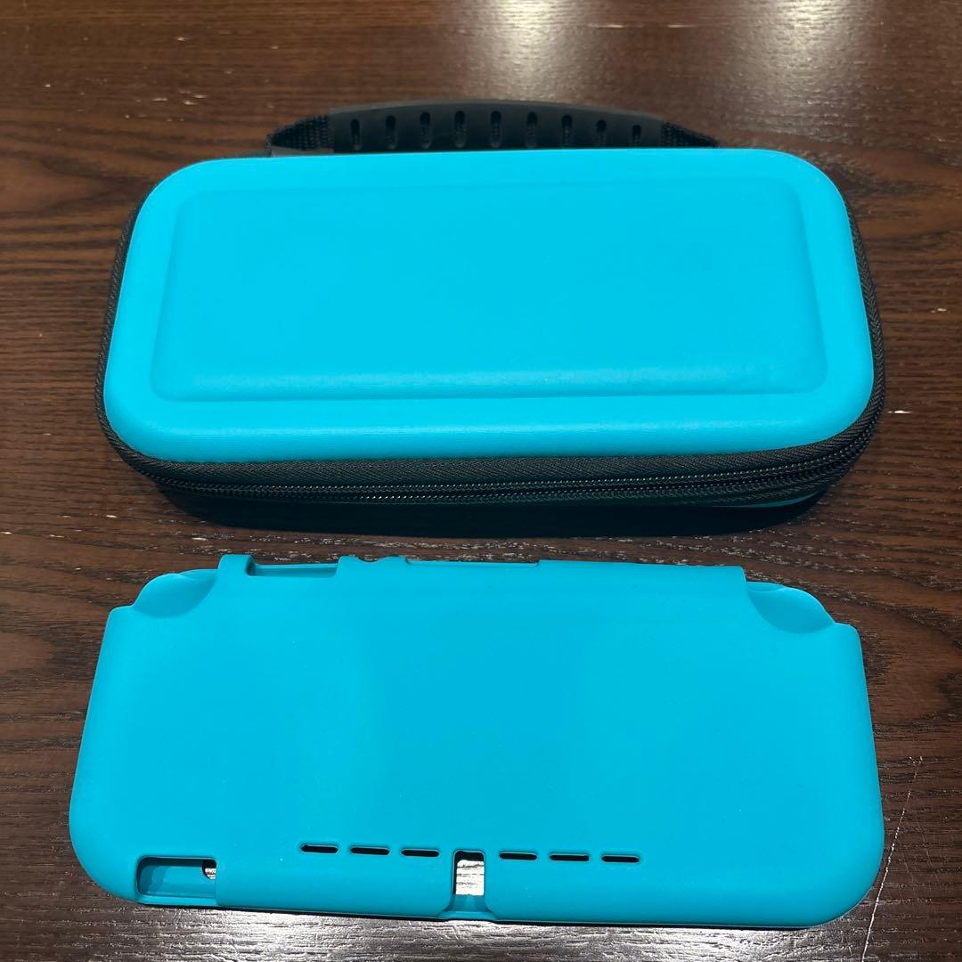 Nintendo Switch Lite ターコイズカバー付本体初期化済み底値‼︎