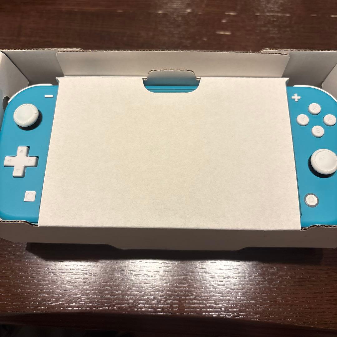 Nintendo Switch Lite ターコイズカバー付本体初期化済み底値‼︎