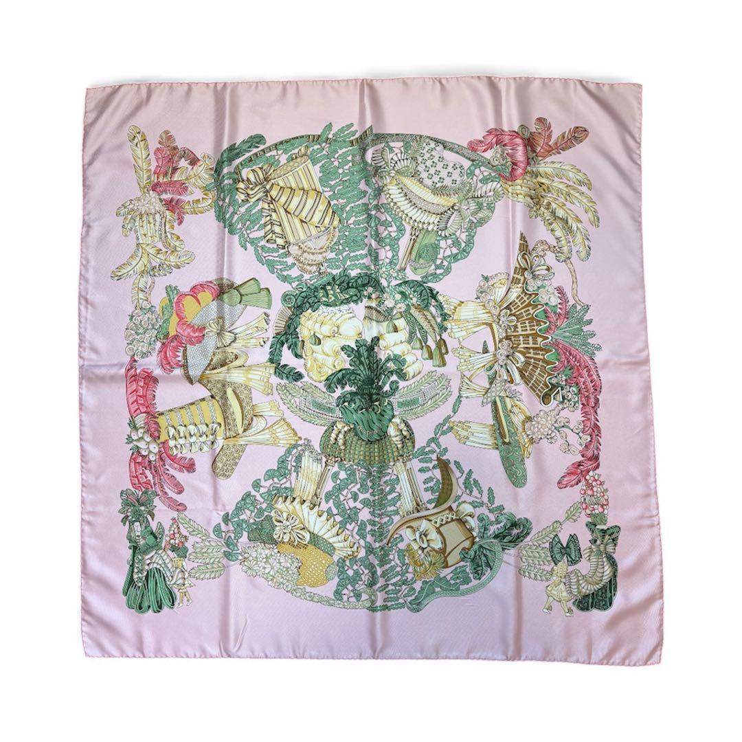 ♡美品♡ エルメス HERMES スカーフ カレ90 CHAPEAU 脱帽