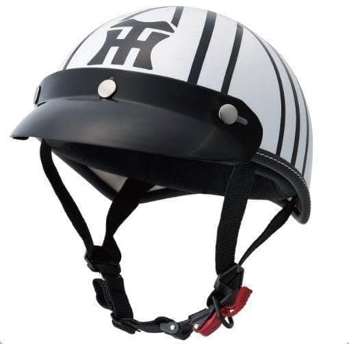 阪神タイガース ハーフヘルメット HTH002（ホワイト）125cc以下対応