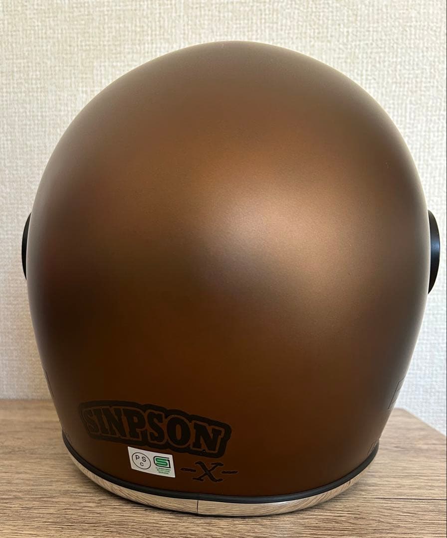 RIDEZ X マットブラウン バイク シールド付き ネオクラシック Mサイズ