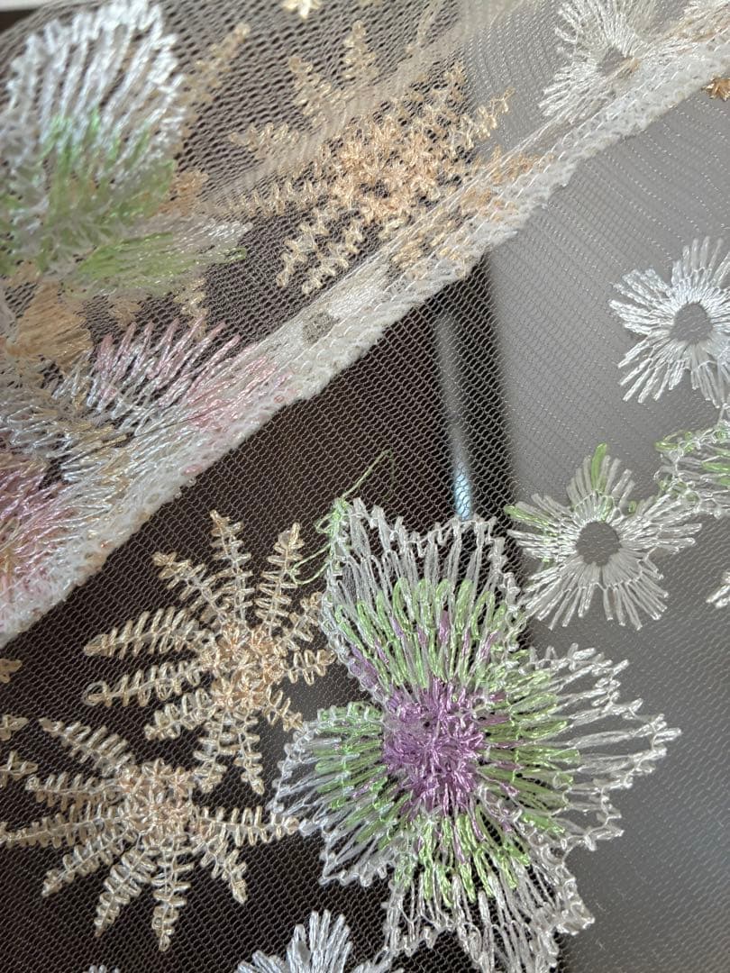 春　白無垢 オーガンジー