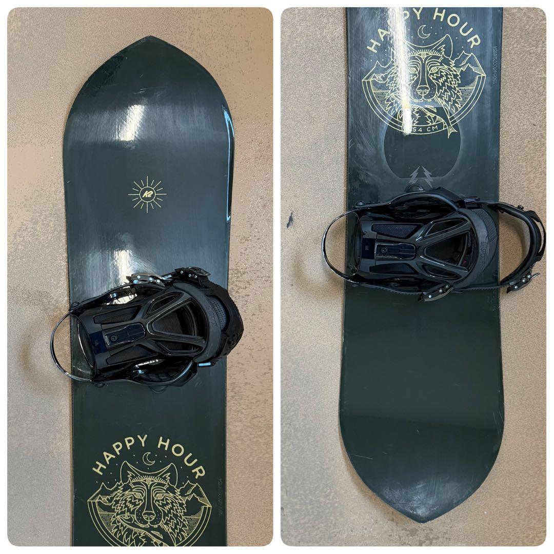 K2 ピンノーズ ピンテール フリースタイルボード HAPPY HOUR 154