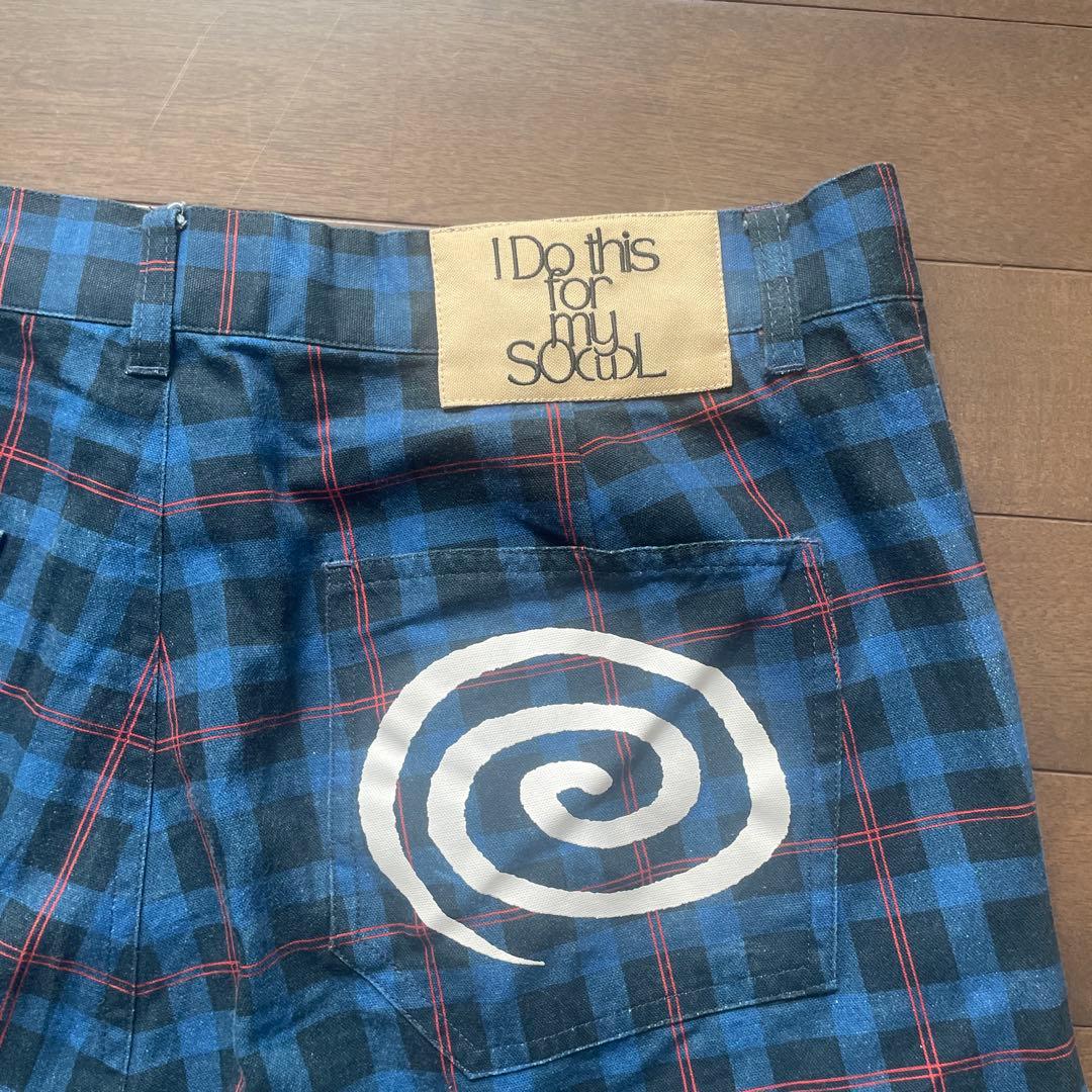 SOL soonerorlater チェックショーツ　Lサイズ　ハーフパンツ