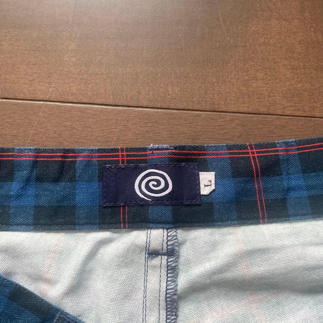 SOL soonerorlater チェックショーツ　Lサイズ　ハーフパンツ