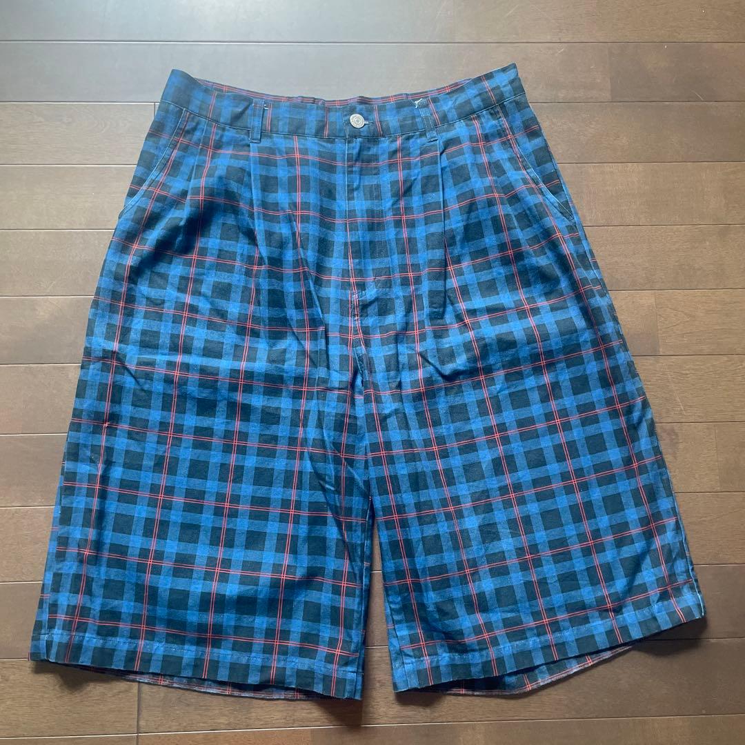 SOL soonerorlater チェックショーツ　Lサイズ　ハーフパンツ