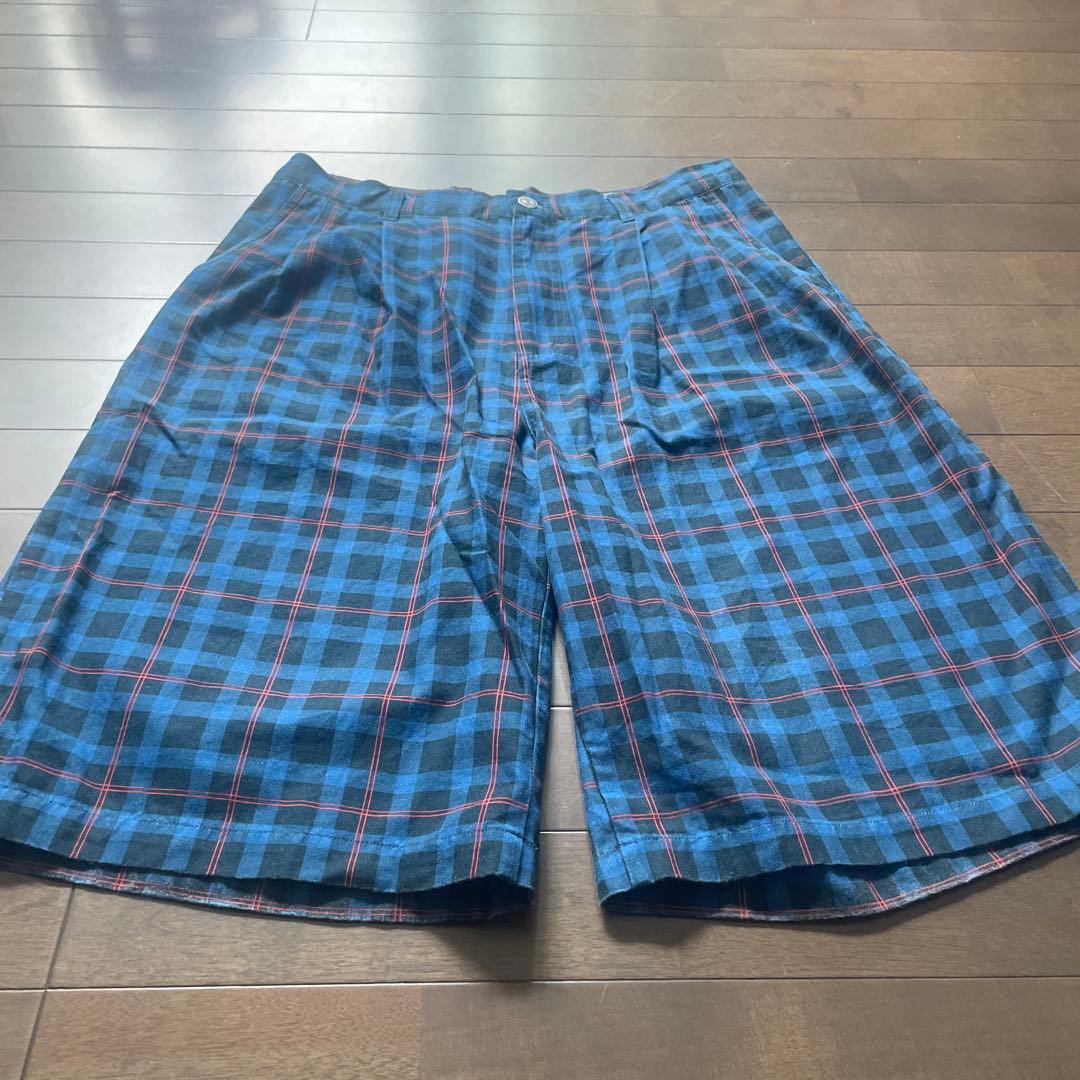 SOL soonerorlater チェックショーツ　Lサイズ　ハーフパンツ