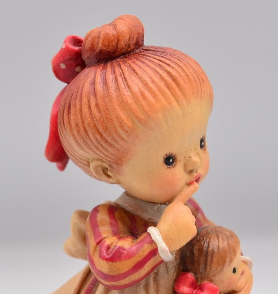 決して言わない　アンリ　ANRI　サラケイ　木彫り人形　イタリア　12.5ｃｍ