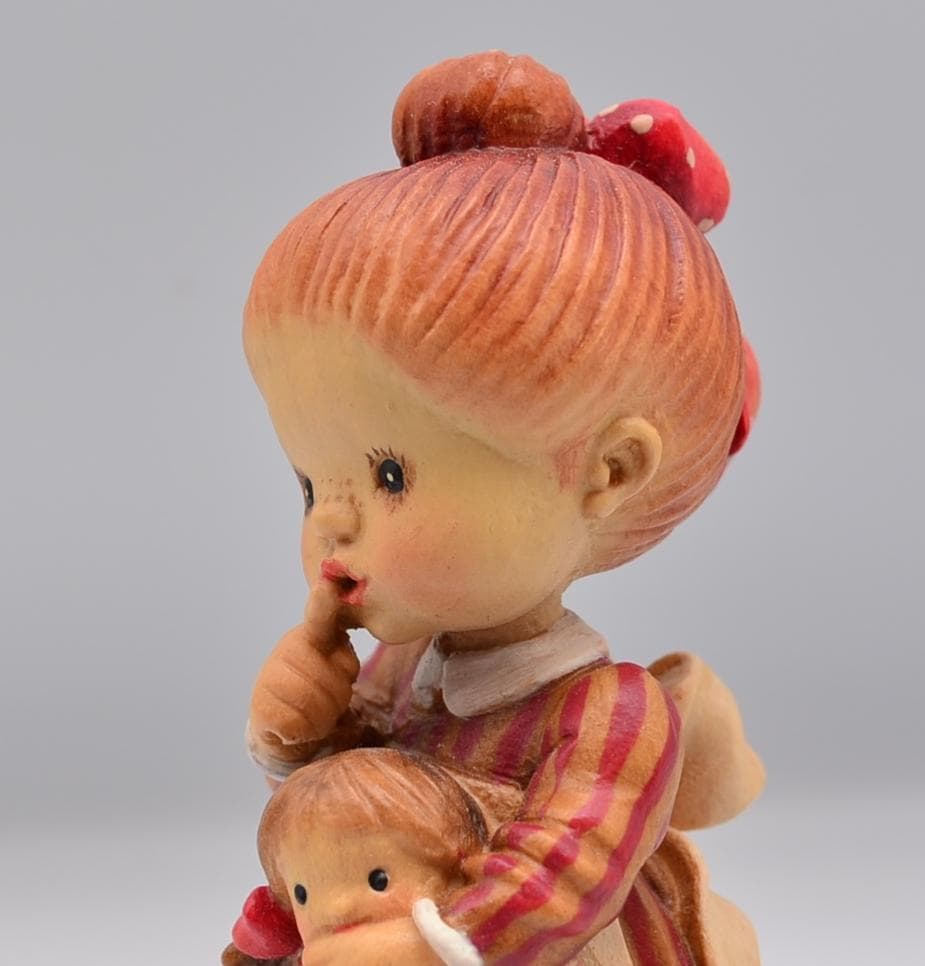 決して言わない　アンリ　ANRI　サラケイ　木彫り人形　イタリア　12.5ｃｍ