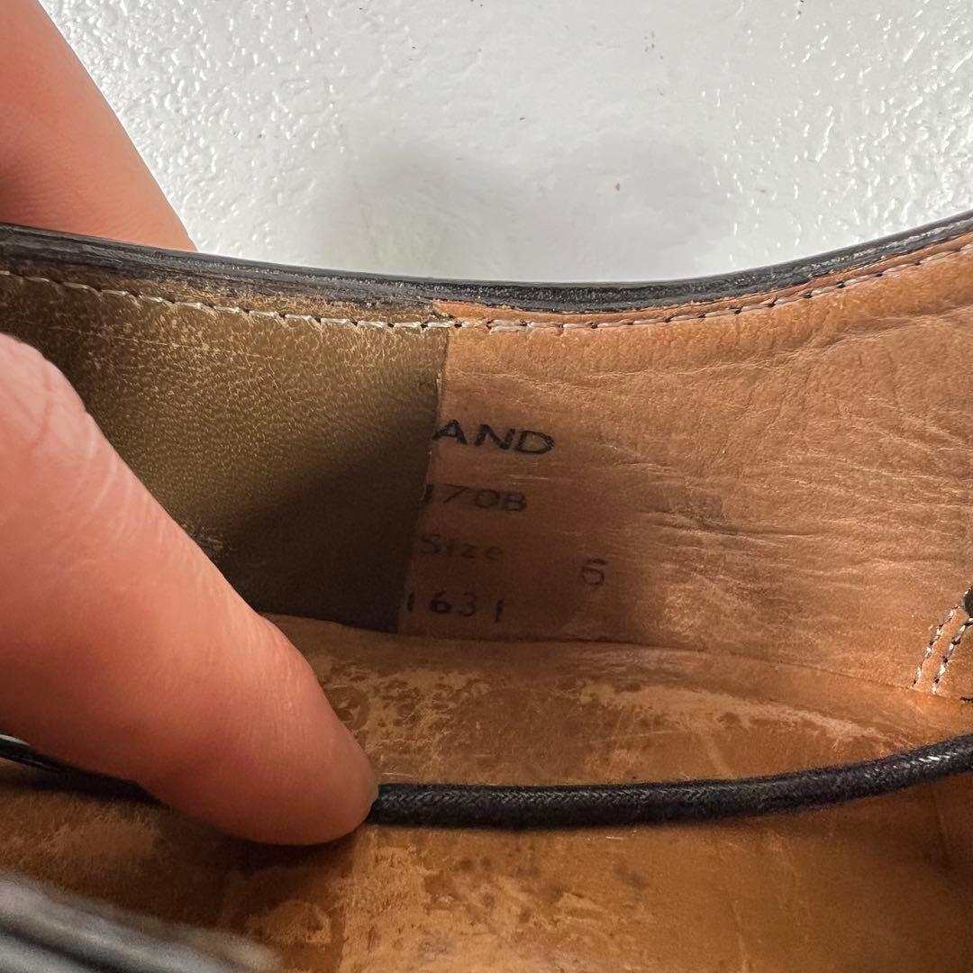 Sanders サンダース オックスフォードシューズ 革靴 ブラック レザー