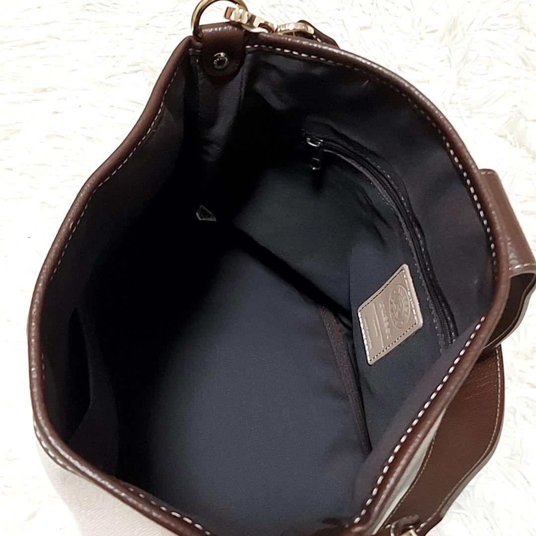 新品 タグ付き russet ドビーキャンバス2WAYショルダーバッグ 日本製