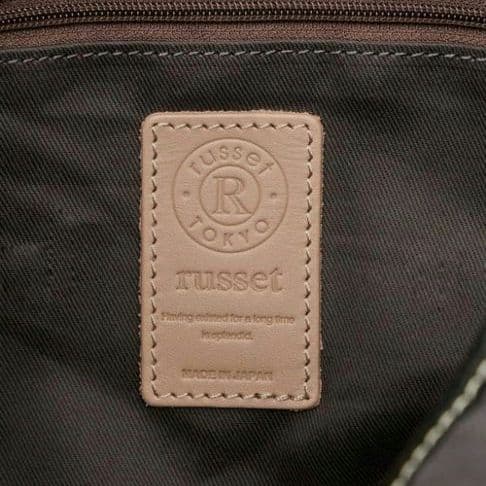 新品 タグ付き russet ドビーキャンバス2WAYショルダーバッグ 日本製