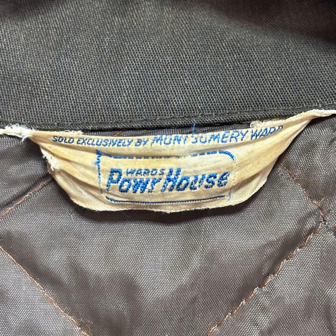 60s モンゴメリーワード　ワークジャケット　パワーハウス　涙タロン　フェード