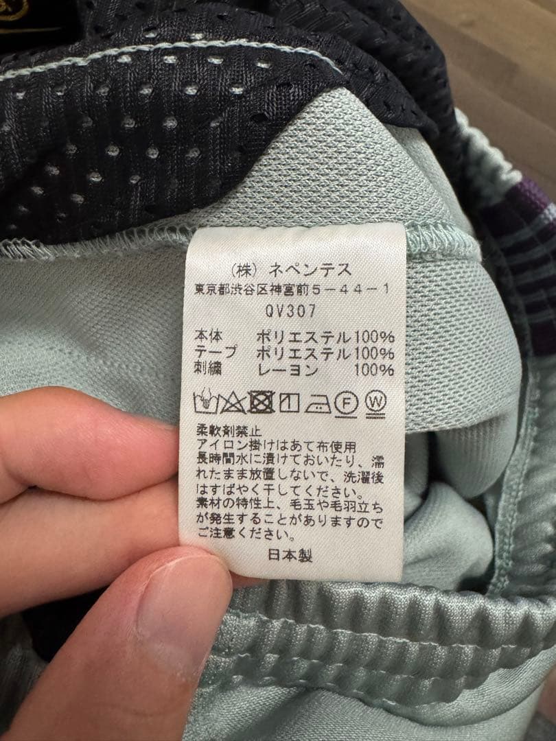 【値下げ中】Needles トラックパンツ サックスブルー S