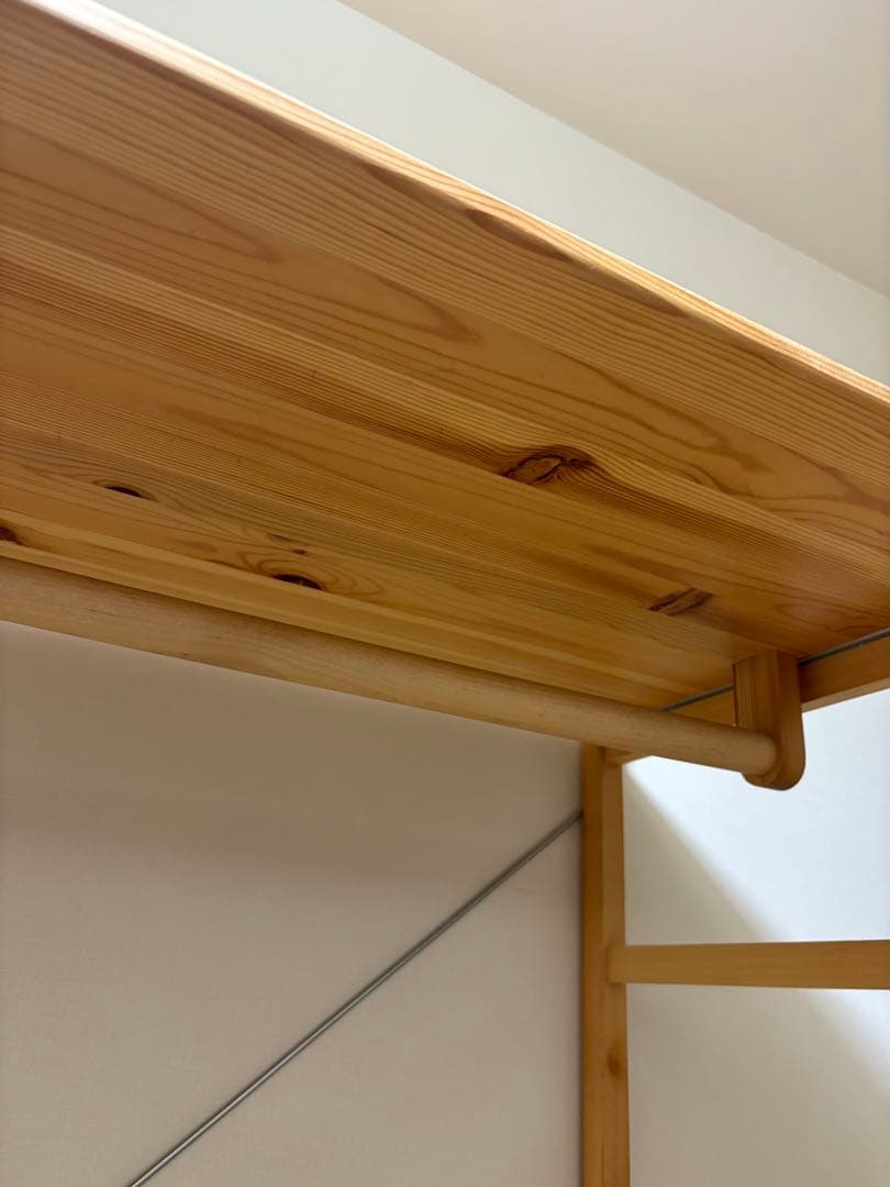 ちゅう無印良品 パイン材ユニットシェルフ・ワードローブ【廃盤・旧型】