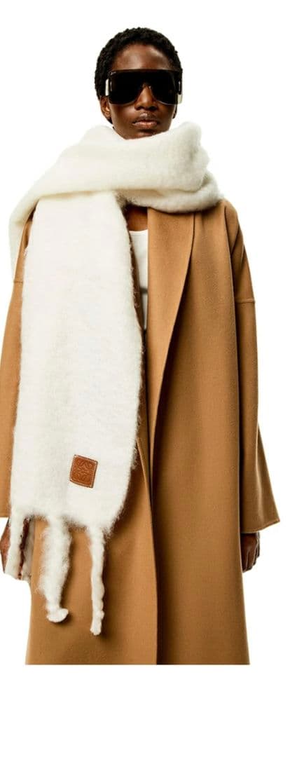 ロエベ　モヘアストールマフラー