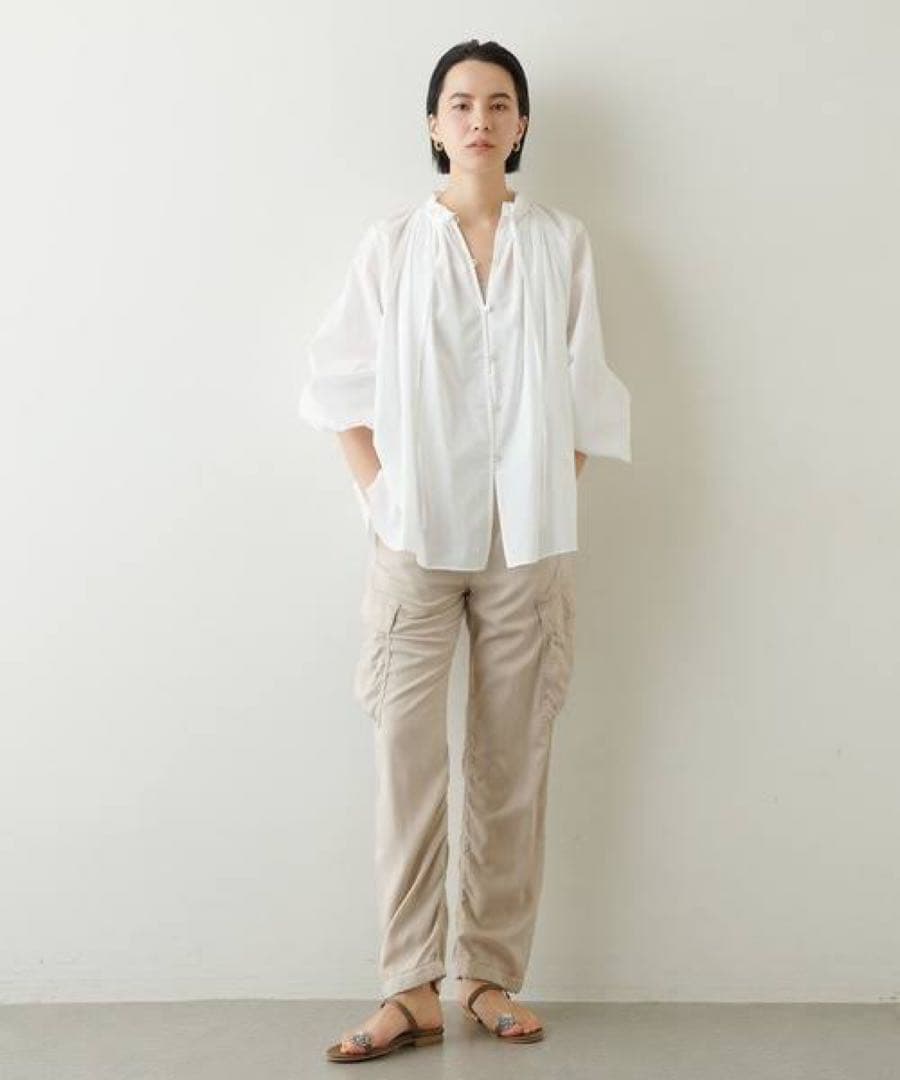 ウィムガゼット リヨセルウォッシュカーゴパンツ ベージュ 36 2023年モデル