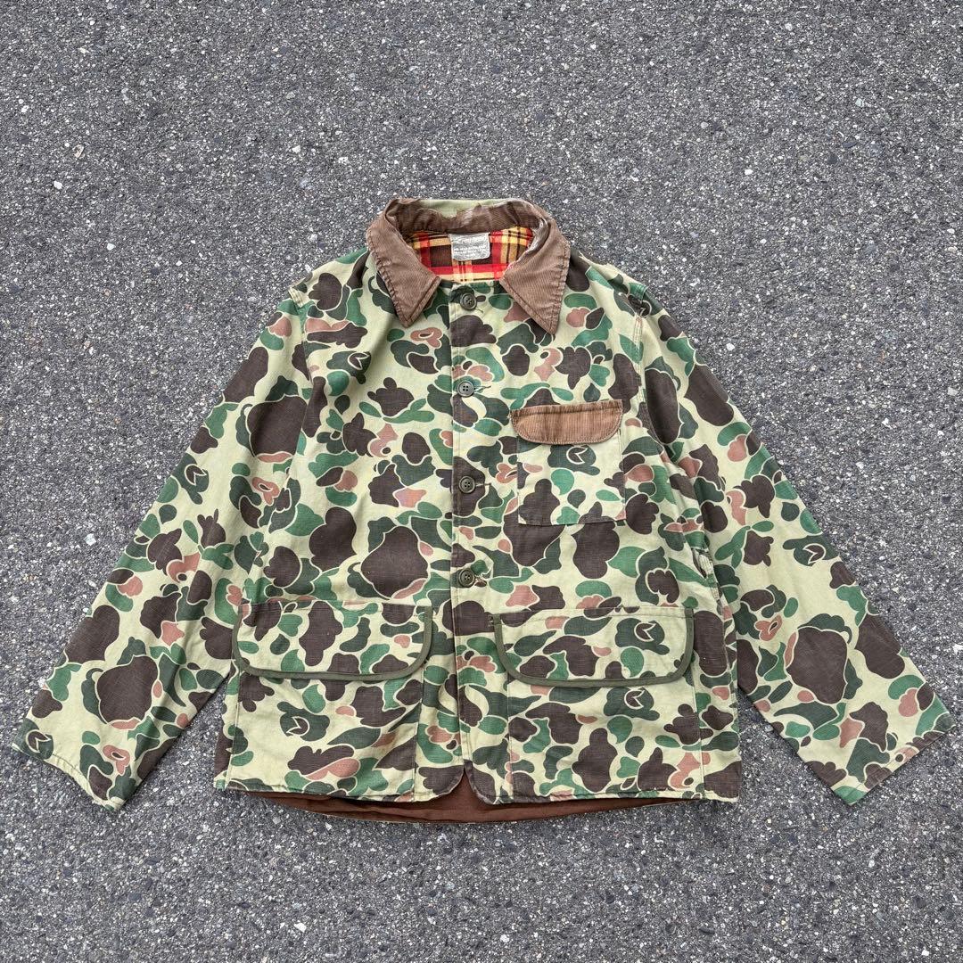 小*す様 70s red head カモフラージュ ハンティングジャケット カバ