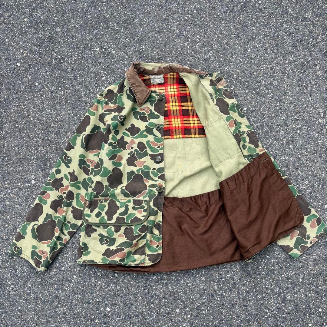 小*す様 70s red head カモフラージュ ハンティングジャケット カバ