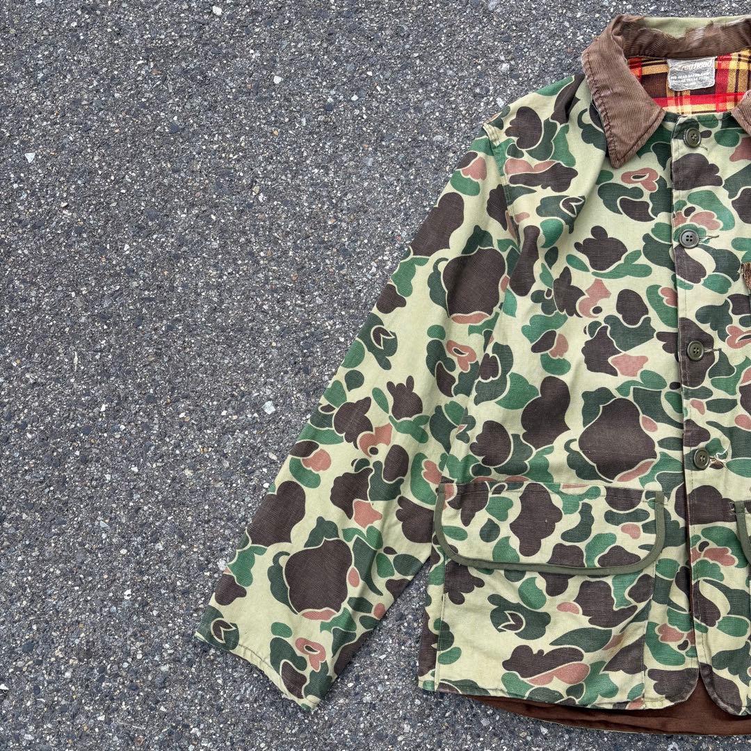 小*す様 70s red head カモフラージュ ハンティングジャケット カバ
