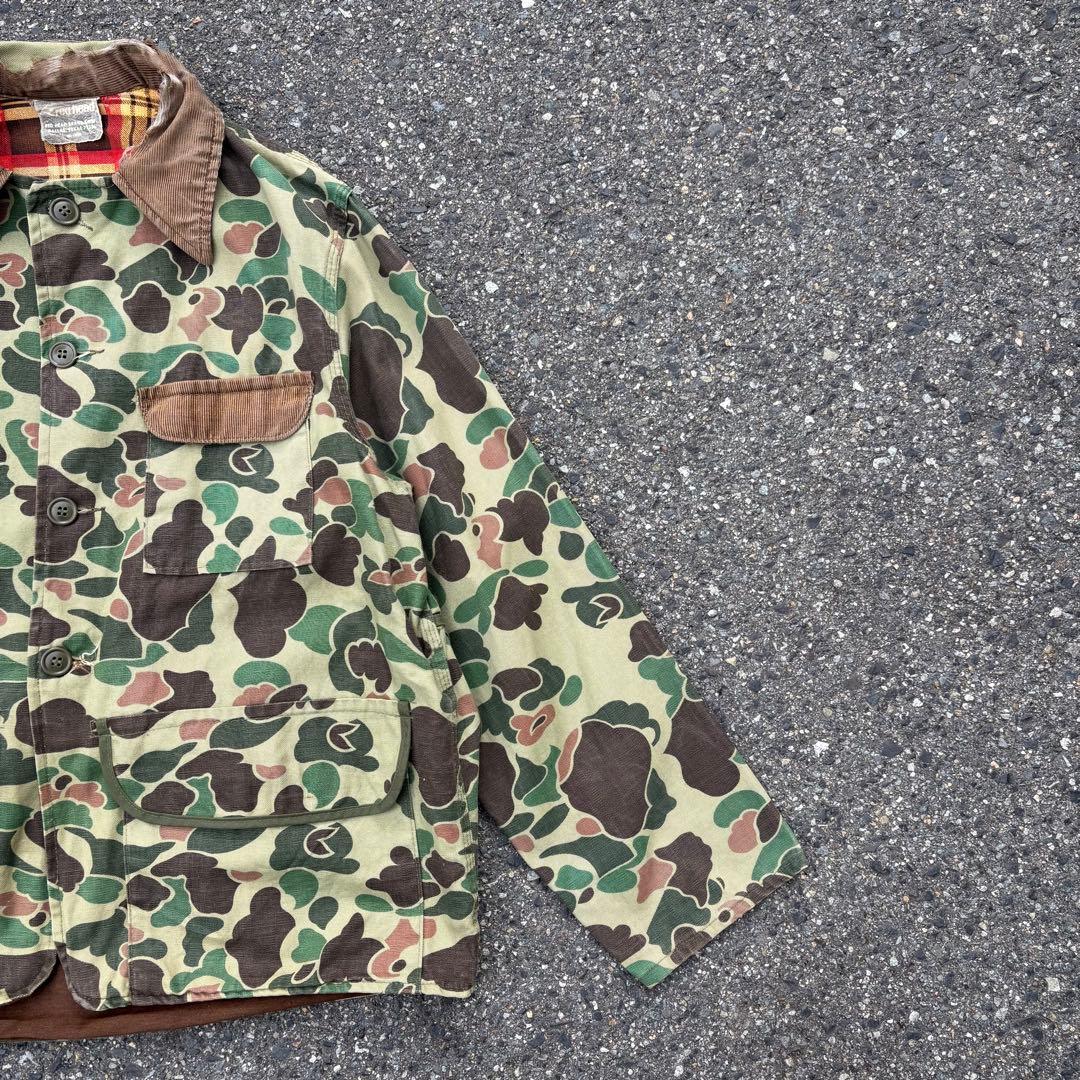小*す様 70s red head カモフラージュ ハンティングジャケット カバ
