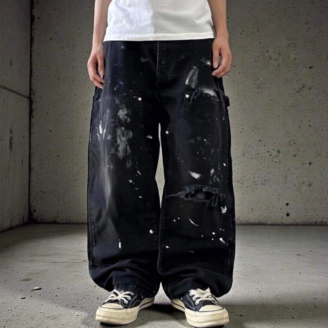 00s USA Carhartt ダック ダブルニー ペインターパンツ