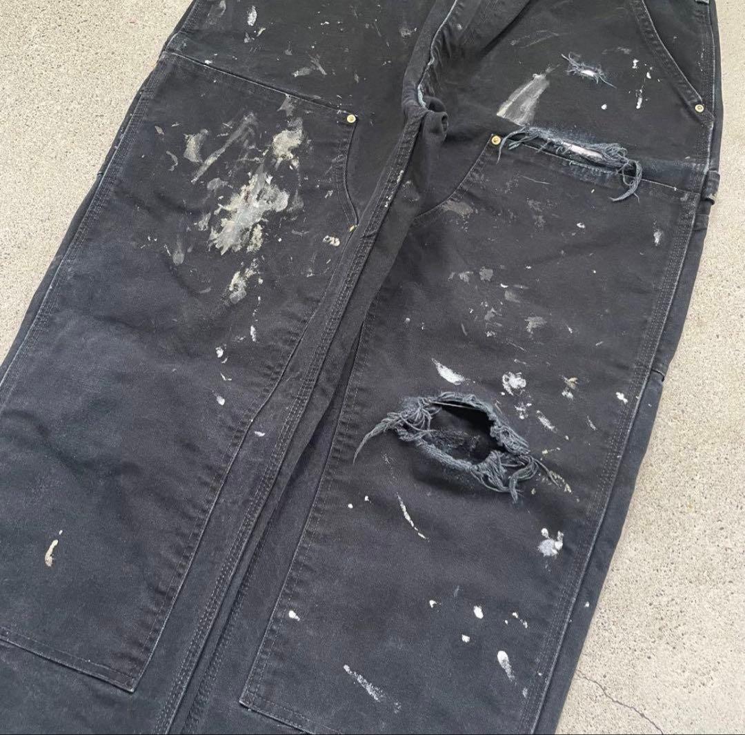 00s USA Carhartt ダック ダブルニー ペインターパンツ