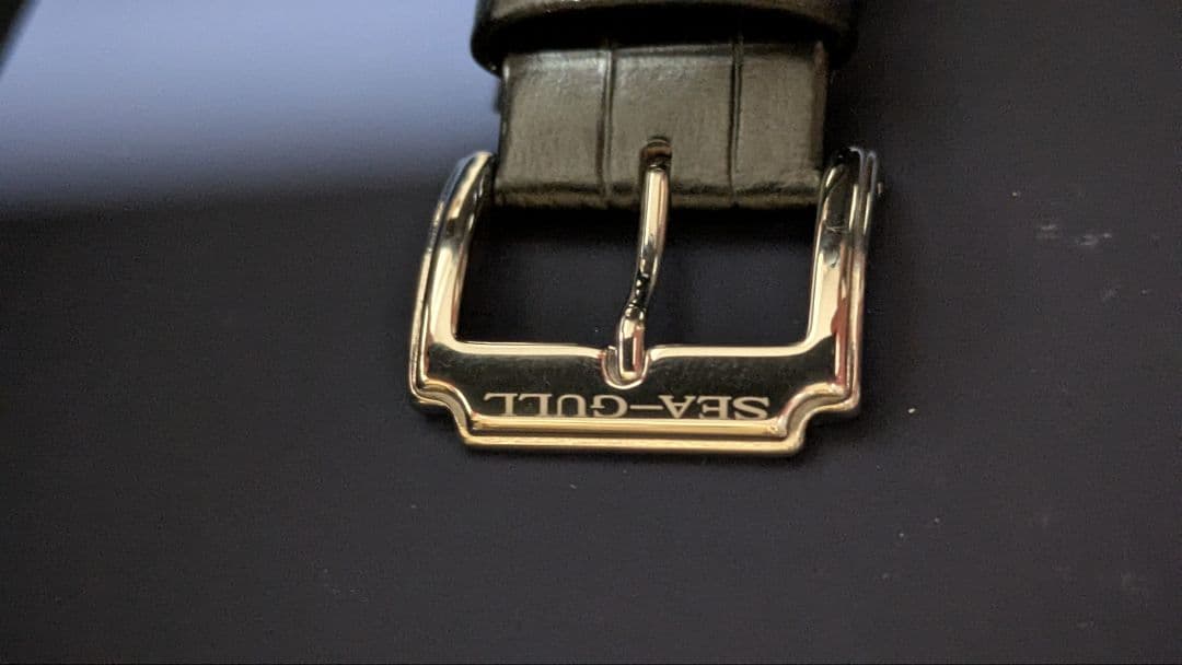 値引中！ SEAGULL 6075 ほぼ新品！自動巻 スモセコ サファイア！