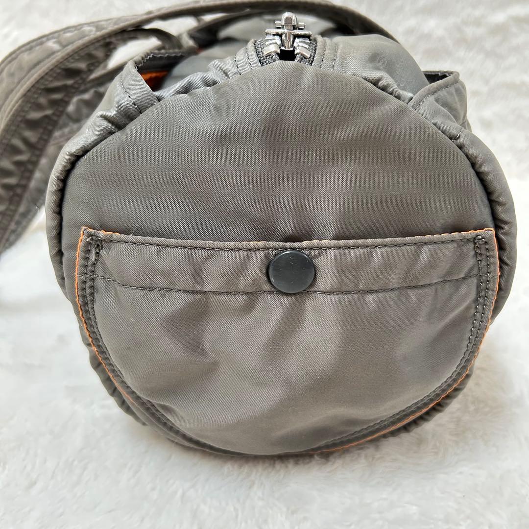 PORTER ポータータンカーダッフルバック ミニボストンS グレー