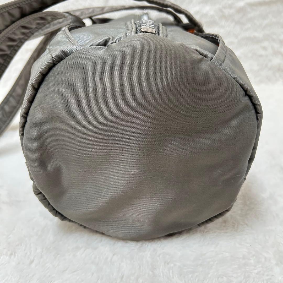 PORTER ポータータンカーダッフルバック ミニボストンS グレー