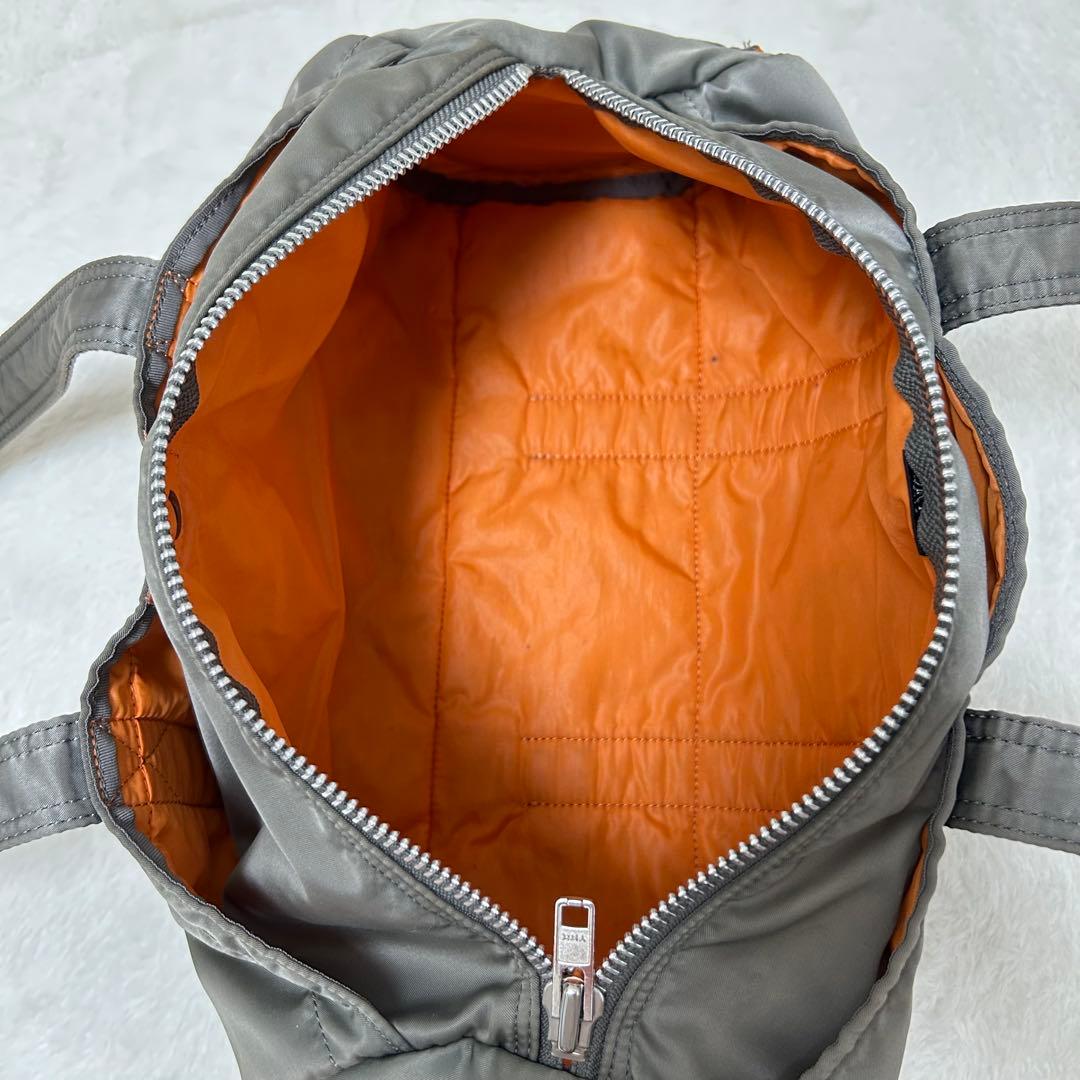 PORTER ポータータンカーダッフルバック ミニボストンS グレー