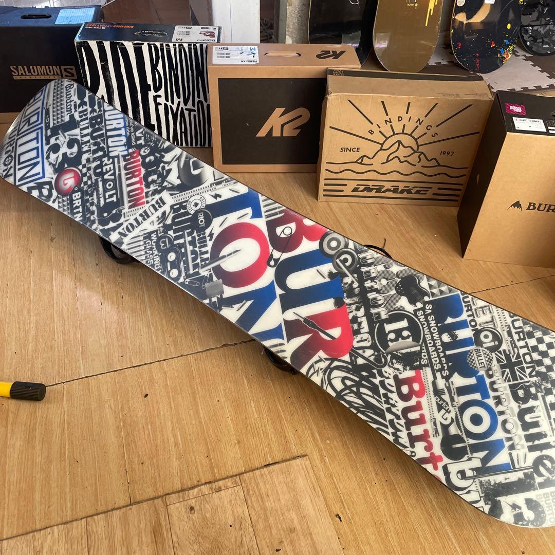BURTON×K2　バートン　ワイドモデル　バインディング付スノーボードセット