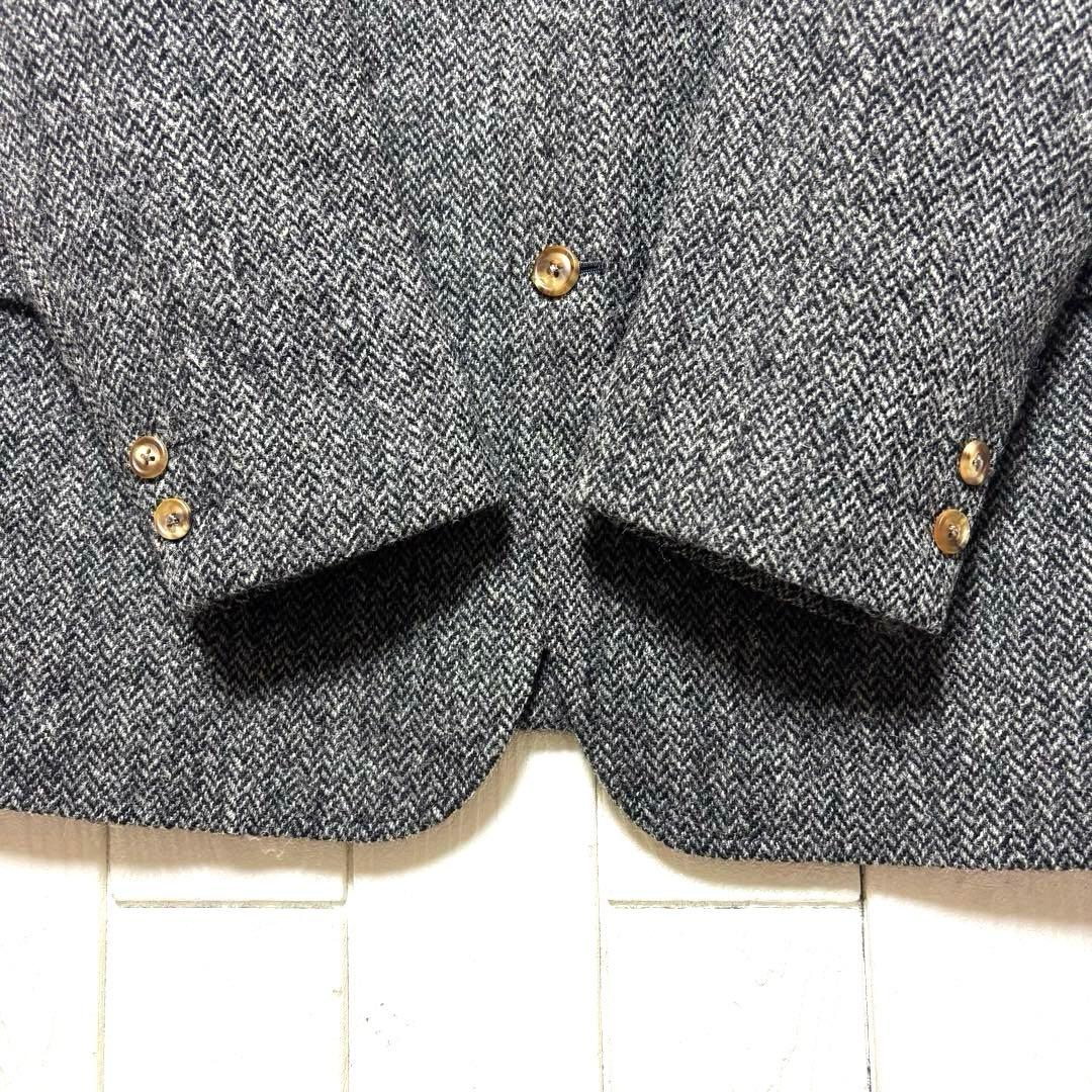 美品 J.PRESS × Harris Tweed テーラードジャケット グレー