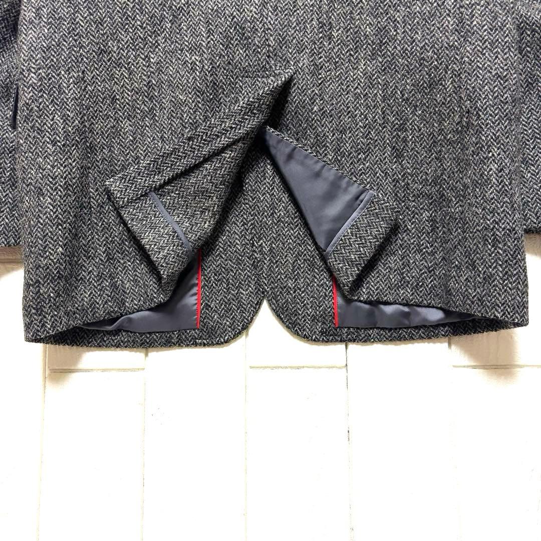 美品 J.PRESS × Harris Tweed テーラードジャケット グレー