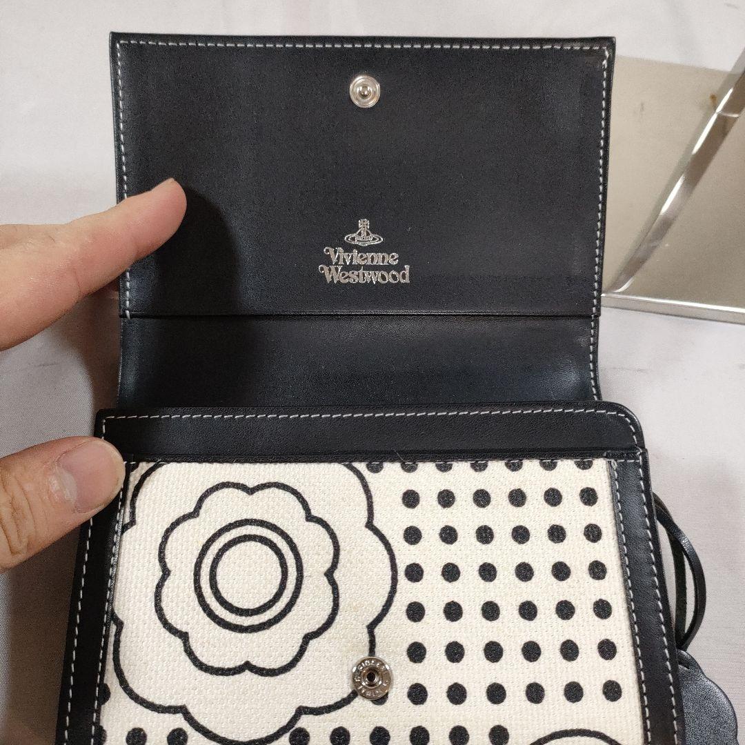P2 美品　ヴィヴィアンウエストウッド　花柄ドットキーケース　財布　セット