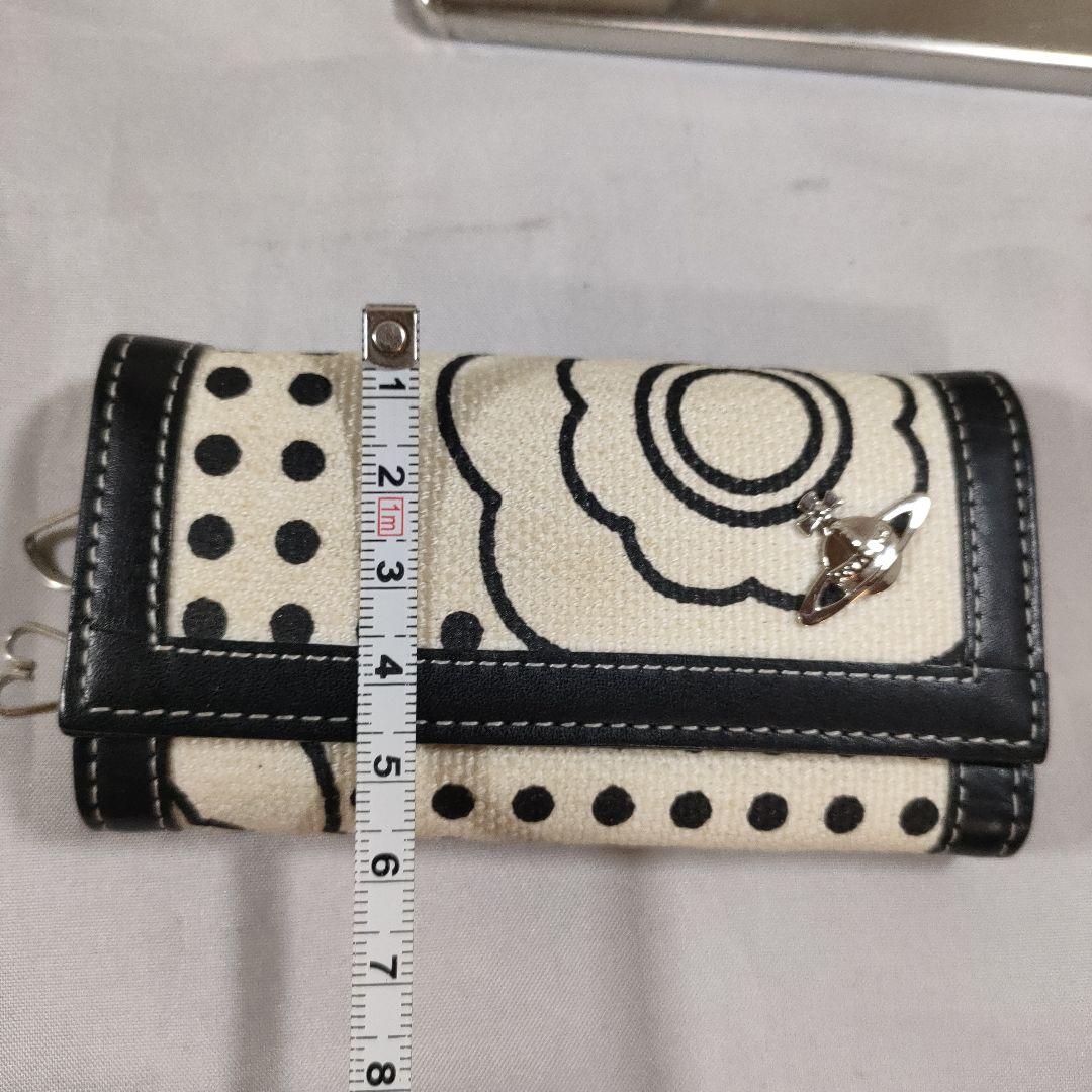P2 美品　ヴィヴィアンウエストウッド　花柄ドットキーケース　財布　セット