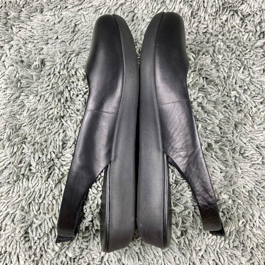 未使用級 fitflop レザー パンプス サンダル ミュール 24cm