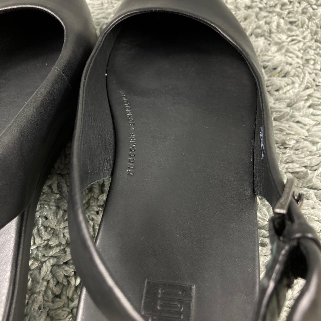 未使用級 fitflop レザー パンプス サンダル ミュール 24cm