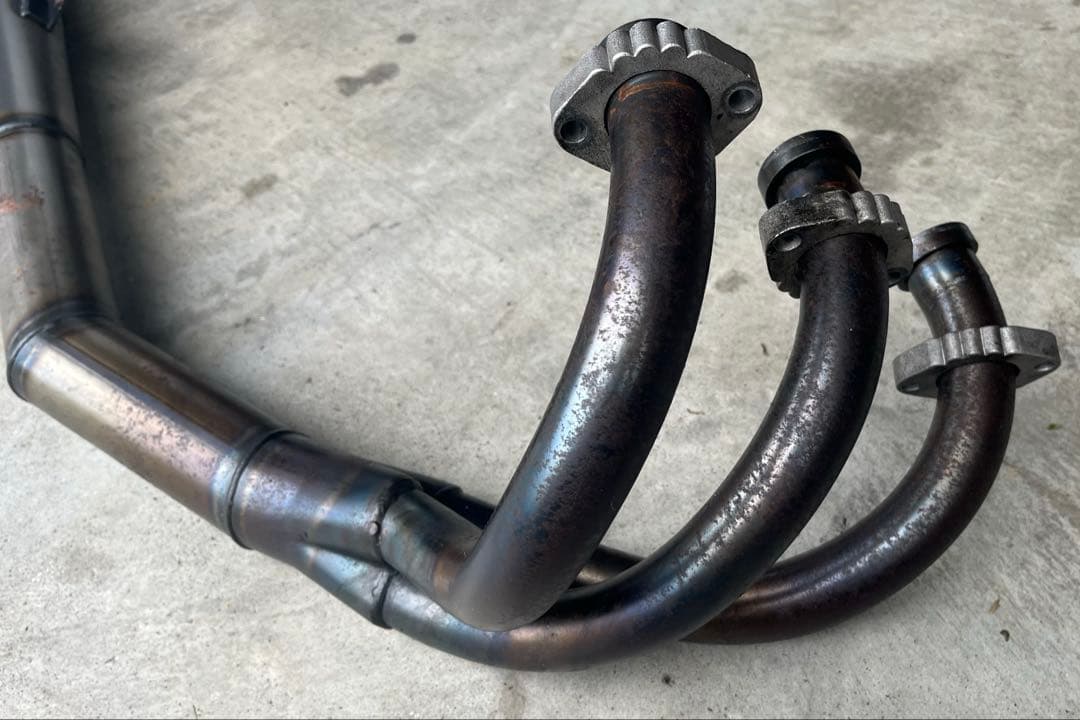 パ*チ様 GT380　イチパチ管　手曲げ メガホン マフラー