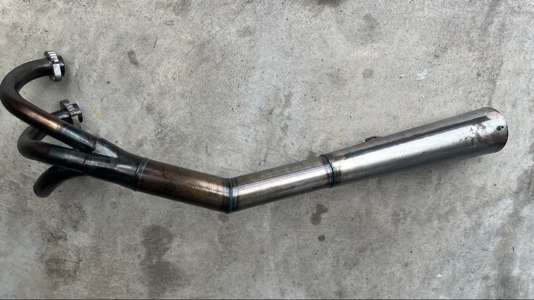 パ*チ様 GT380　イチパチ管　手曲げ メガホン マフラー