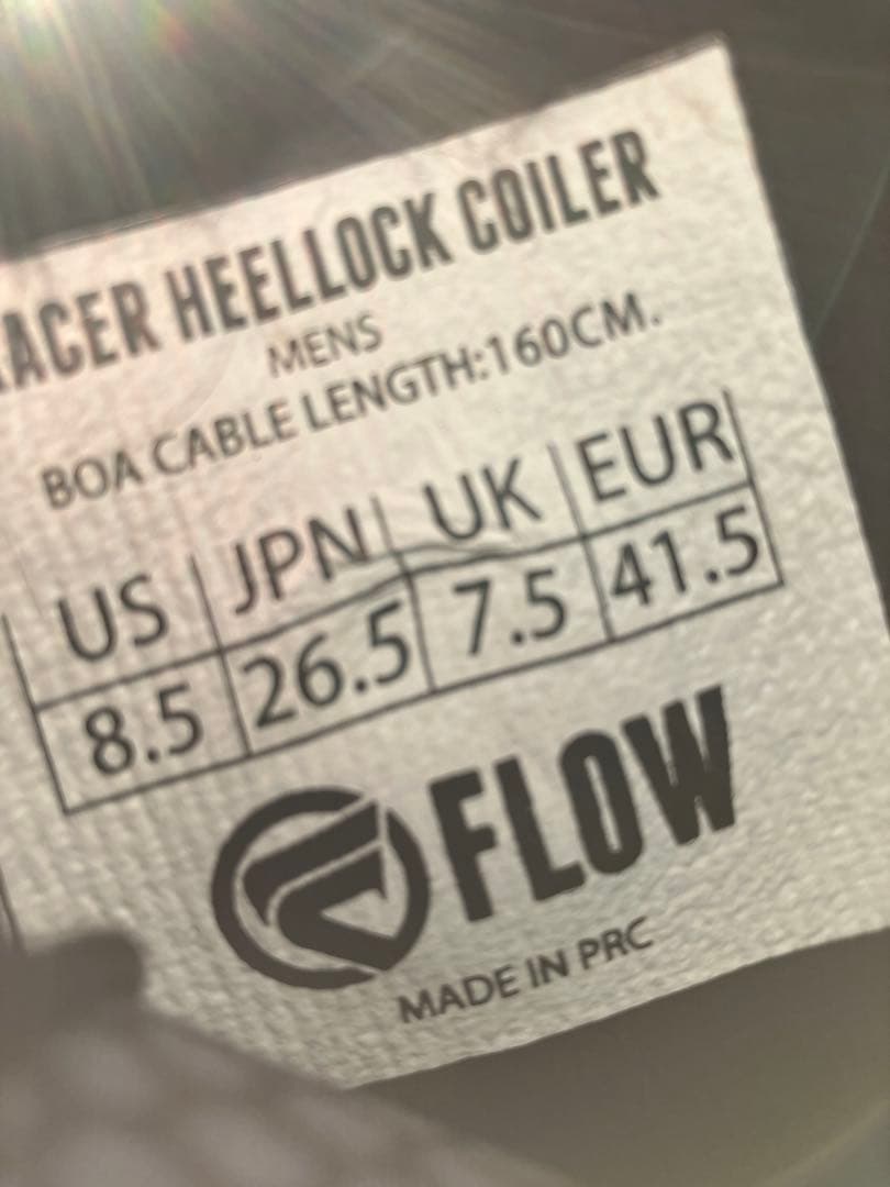 めろ［FLOW TRACE スノーボードブーツ ブラック］