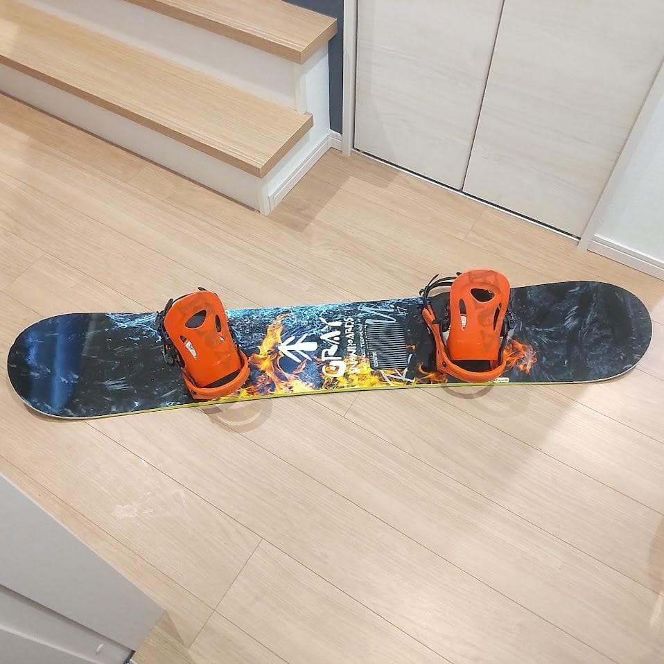 GRAY グレイ スノーボード R.P.M.＋ FULX ML 2点セット グラ