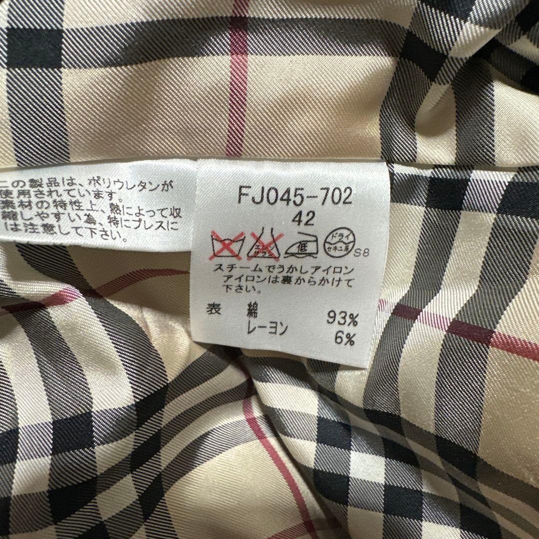 BURBERRY コーデュロイ ジャケット ノバチェック柄　サイズ42
