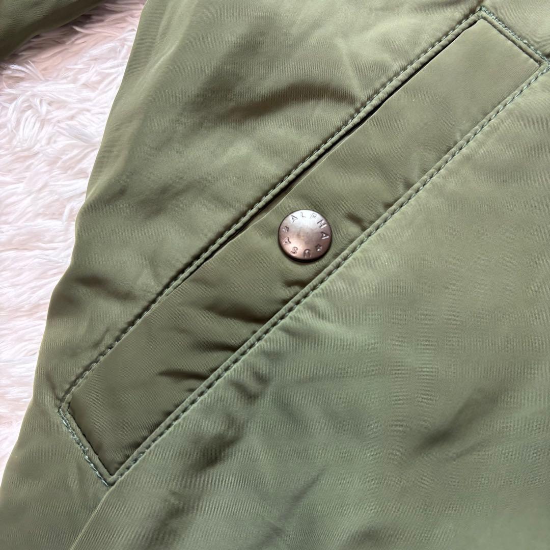 ALPHA MA-1 フライトジャケット オリーブ XL 薄手