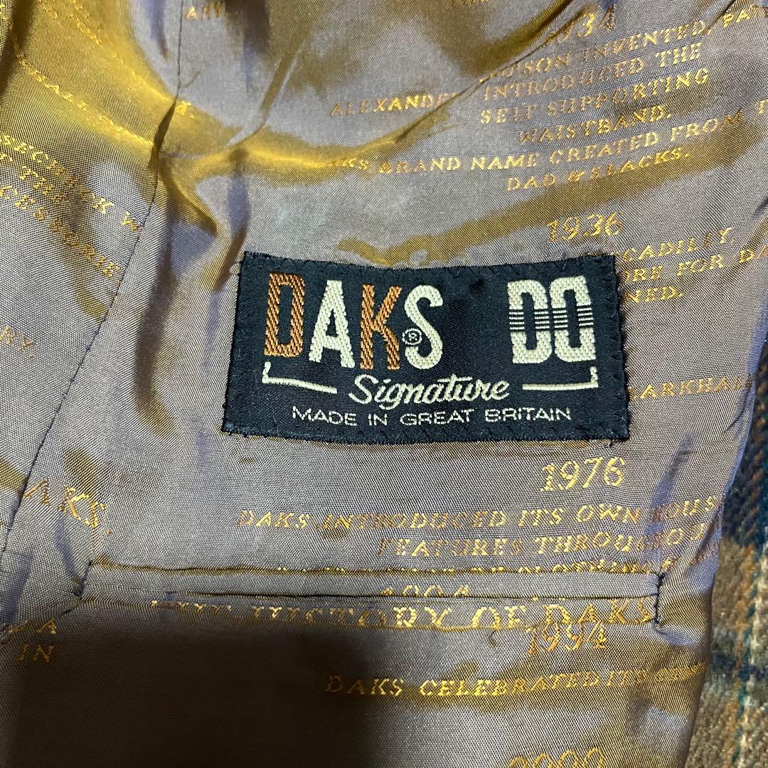 ほぼ未使用 DAKS Signature ウールカシミヤコート GB10