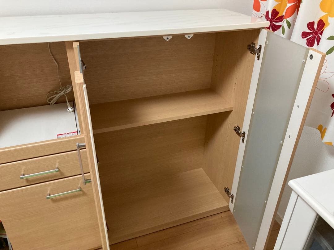 black cat　ニトリ キッチンカウンター