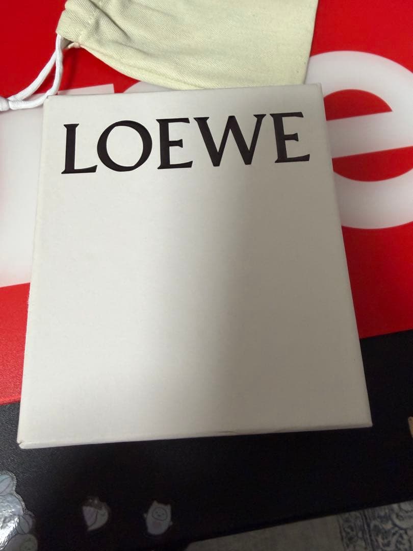 LOEWE ロエベ　二つ折り財布 グリーン/ネイビー